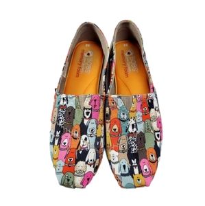 Bob's From Skechers Dog Wag Party Slip On Shoes Size 8